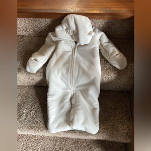 3-6 month Gap fleece lined one-piece